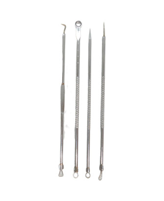 Kit de 4 extracteurs boutons et comédons  boitier
