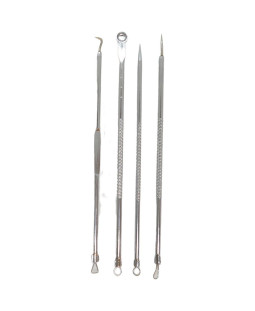 Kit de 4 extracteurs boutons et comédons  boitier