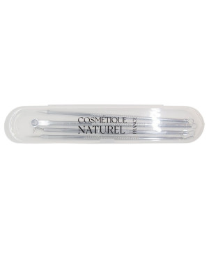 Kit de 4 extracteurs boutons et comédons  boitier