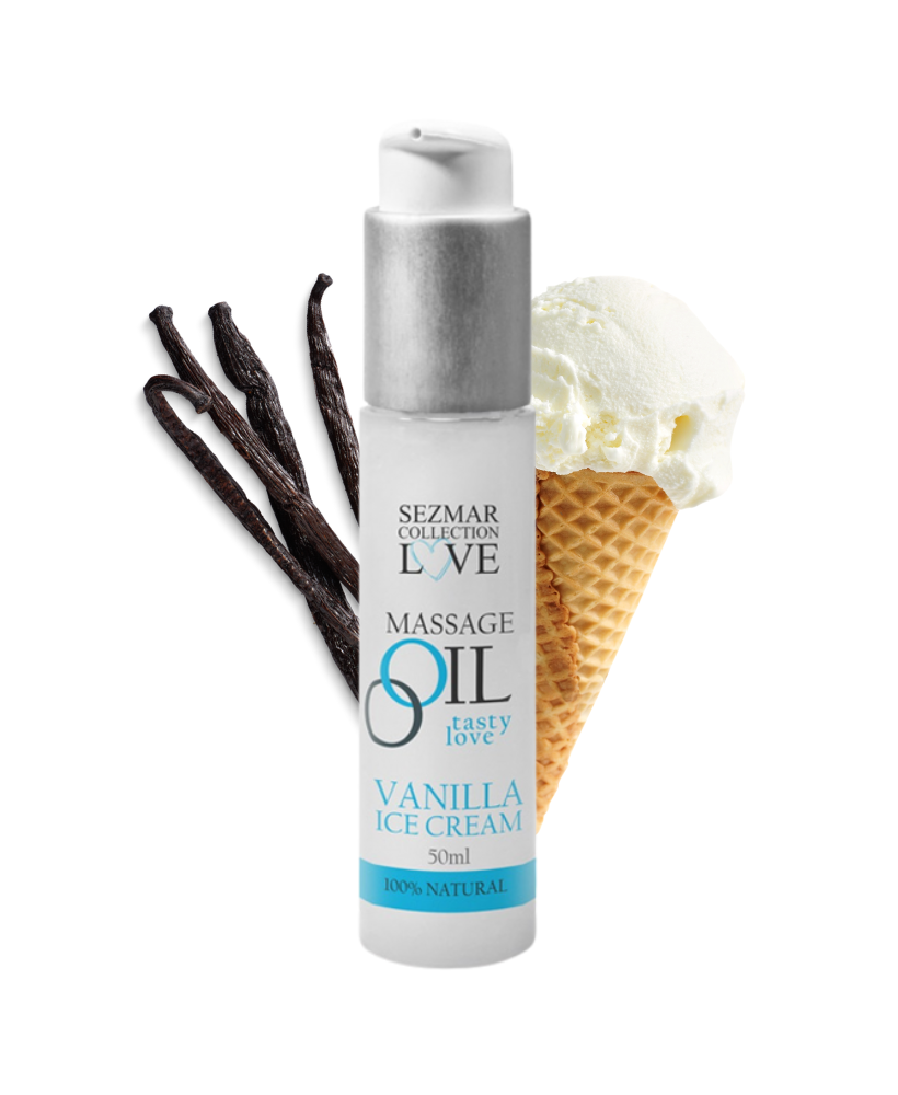 Huile de massage vanille 100% naturelle 50ml