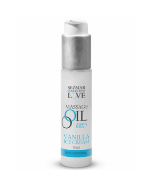 Huile de massage vanille 100% naturelle 50ml