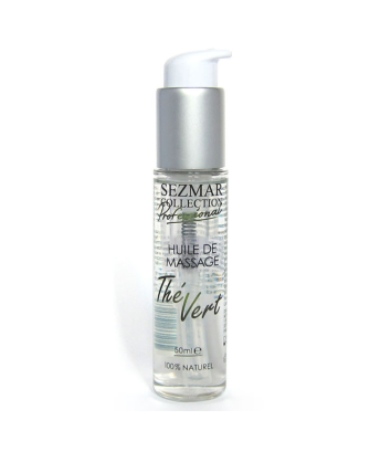 Huile de massage professionnelle Thé Vert 100% naturelle 50 ml