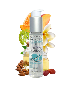 Huile de massage professionnelle RIO 100% naturelle 50 ml