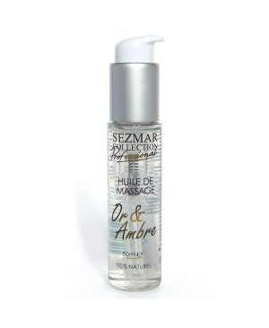 Huile de massage professionnelle Or  Ambre 100% naturelle 50 ml