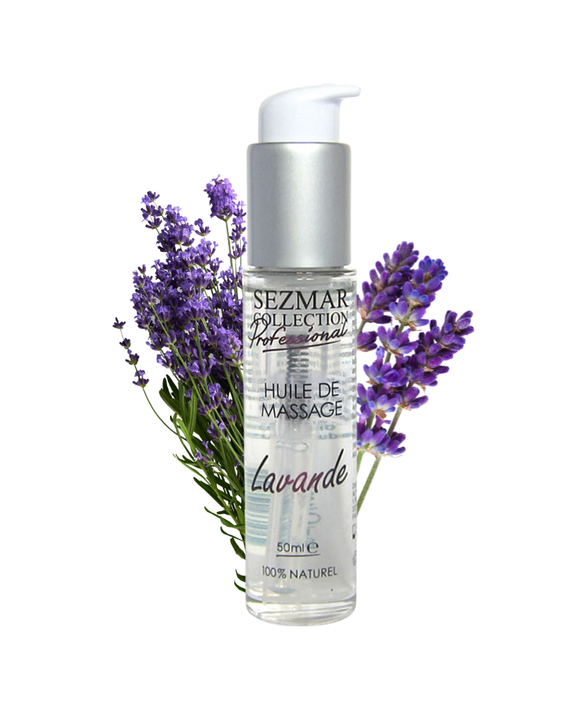 Huile de massage professionnelle Lavande 100% naturelle 50 ml