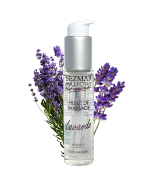 Huile de massage professionnelle Lavande 100% naturelle 50 ml