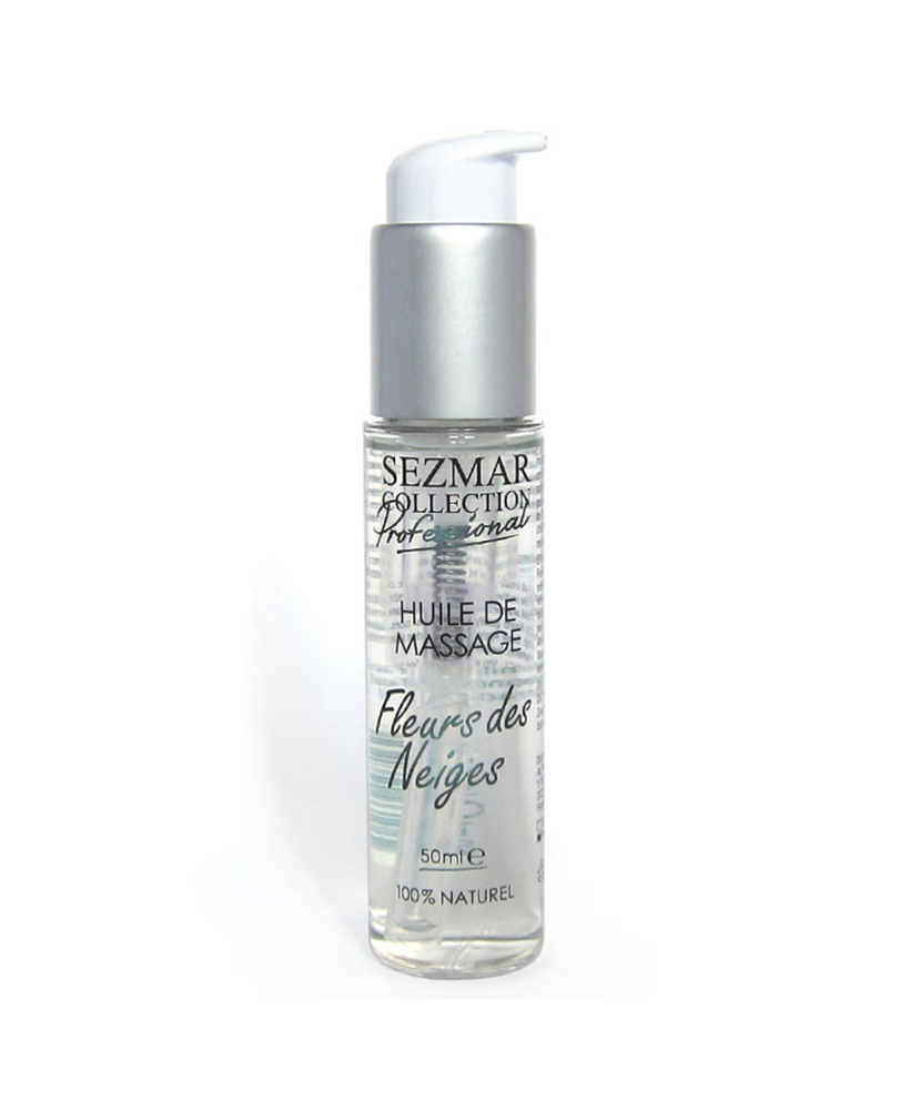 Huile de massage professionnelle Fleurs des Neiges 100% naturelle 50 ml