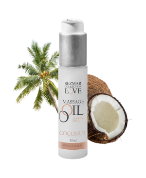 Huile de massage Noix de coco 100% naturelle 50ml