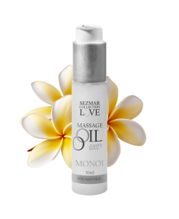 Huile de massage monoï 100% naturelle 50ml