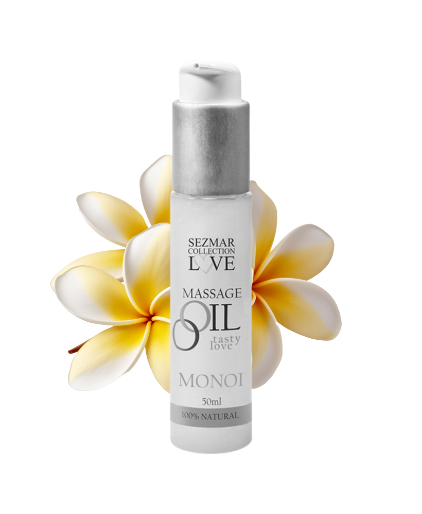 Huile de massage monoï 100% naturelle 50ml