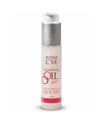 Huile de massage fraise 100% naturelle 50ml