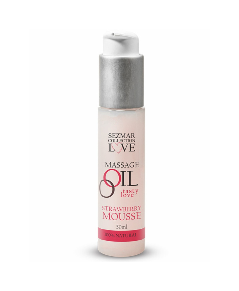 Huile de massage fraise 100% naturelle 50ml