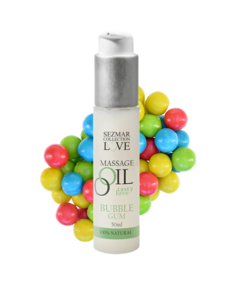 Huile de massage bubble gum 100% naturelle 50ml