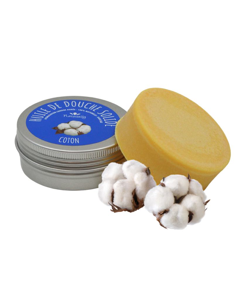 Huile de douche solide - Coton 65gr