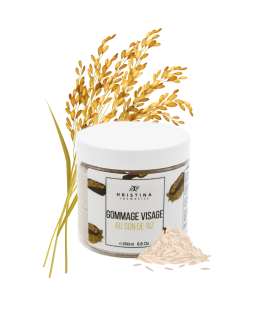 Gommage visage - Au son de riz - BIO - 200ml 100% naturel