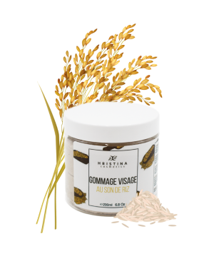 Gommage visage - Au son de riz - BIO - 200ml 100% naturel