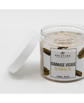 Gommage visage - Au son de riz - BIO - 200ml 100% naturel