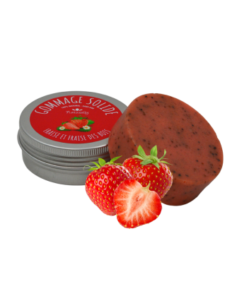 Gommage solide - Fraise et fraise des bois 70gr
