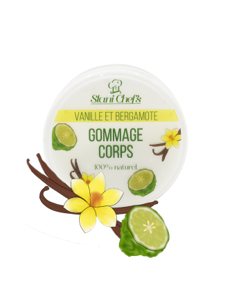 Gommage corps à la vanille et bergamote - 250ml 100% naturel