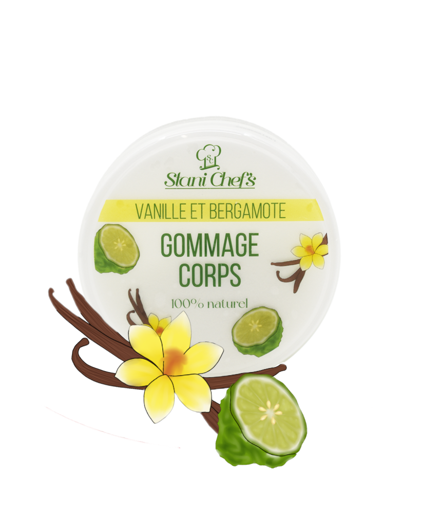 Gommage corps à la vanille et bergamote - 250ml 100% naturel