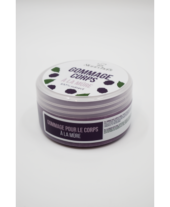 Gommage corps à la mûre - 200ml 100% naturel