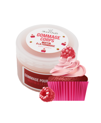 Gommage corps - muffin à la framboise - 100ml 100% naturel