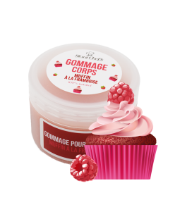 Gommage corps - muffin à la framboise - 100ml 100% naturel