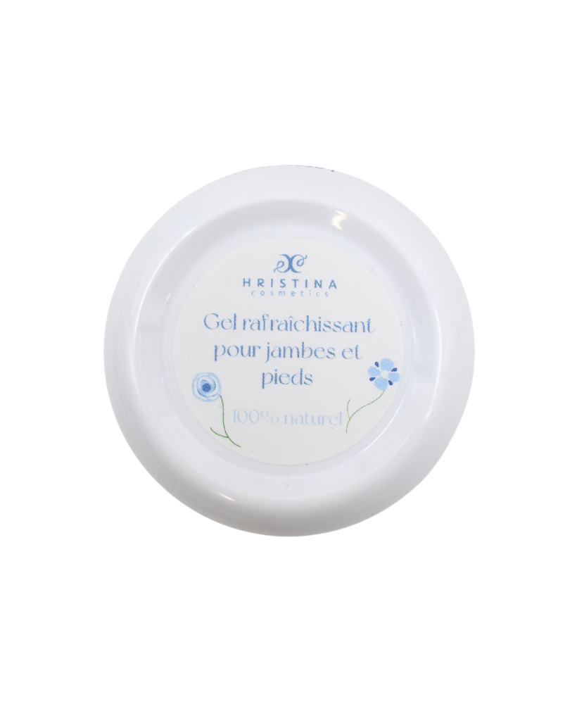 Gel rafraîchissant pour jambes lourdes et fatiguées - 50ml 100% naturel
