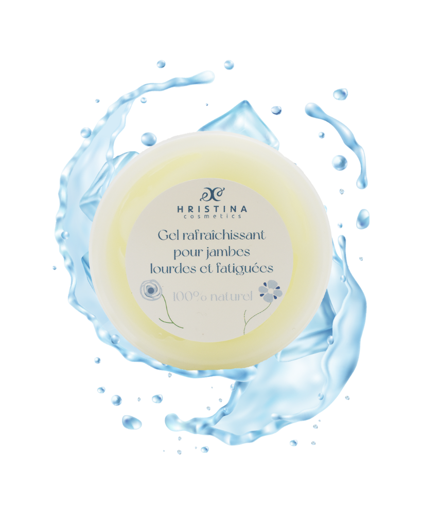 Gel rafraîchissant pour jambes lourdes et fatiguées - 100ml 100% naturel