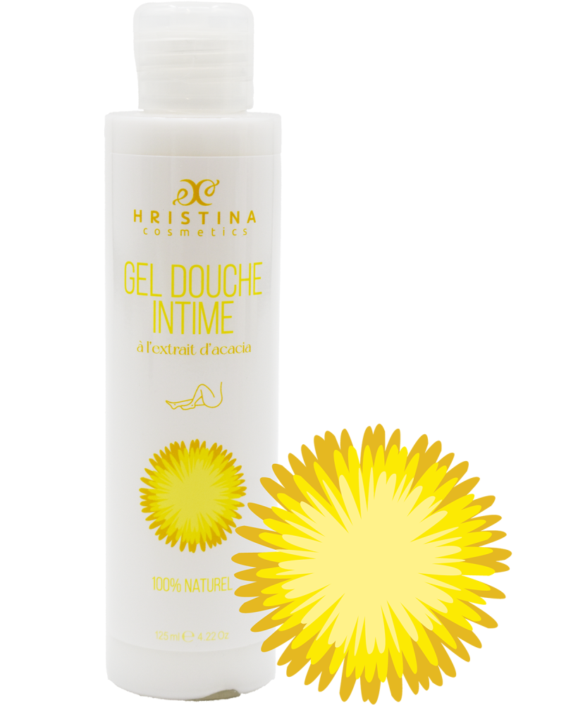 Gel douche intime à l'extrait d'acacia - 125ml 100% naturel