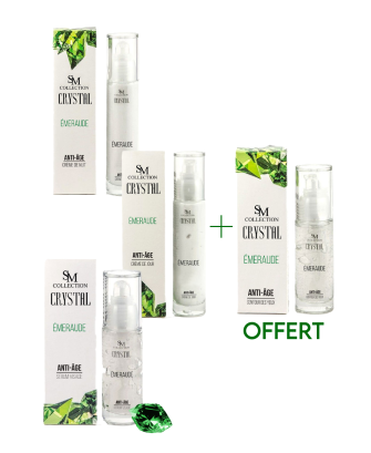 Gamme complète anti-âge - Émeraude 100% naturelle