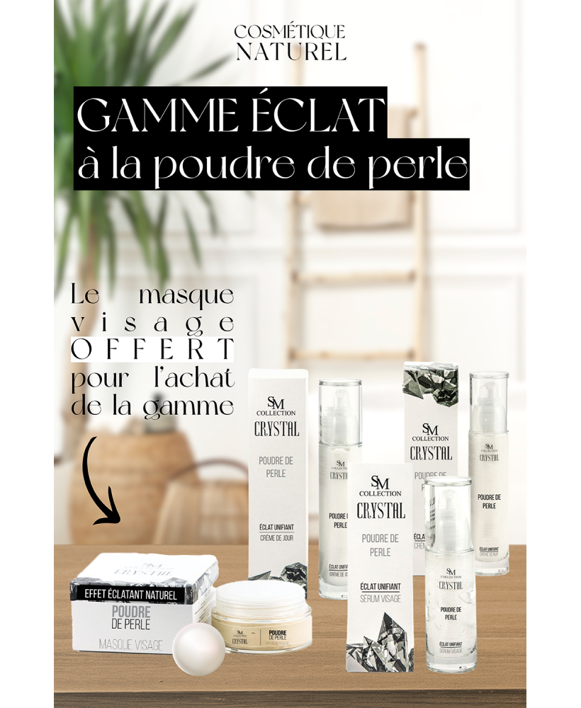 Gamme complète à la poudre de perle 100% naturelle