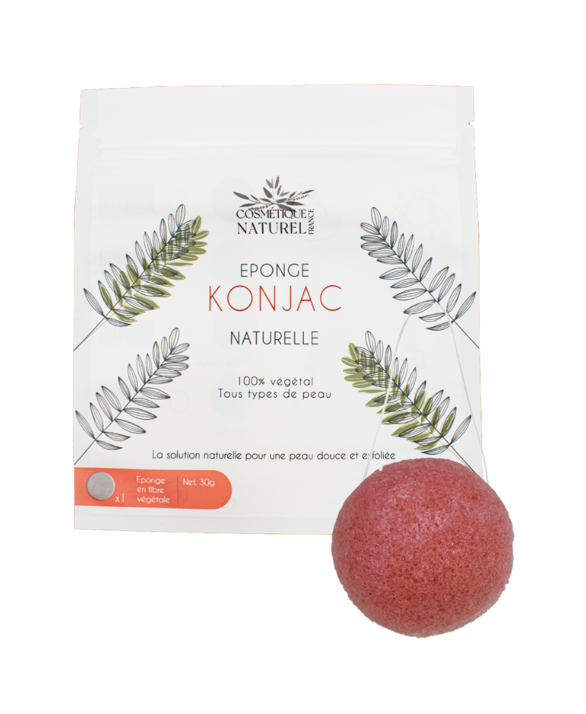 Éponge konjac rose