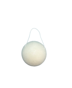 Éponge konjac blanche