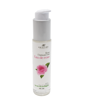 Eau florale naturelle à la rose de Damas - 50ml 100% naturelle - Format voyage