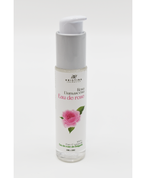 Eau florale naturelle à la rose de Damas - 50ml 100% naturelle - Format voyage