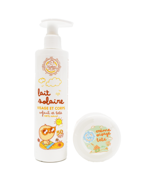 Crème solaire pour enfant et bébé SPF50 - 100ml 100% naturelle