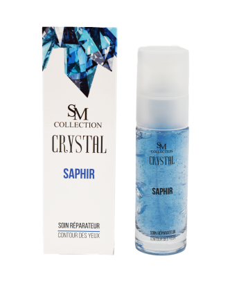 Crème pour le contour des yeux à la poudre de saphir 30ml 100% naturelle