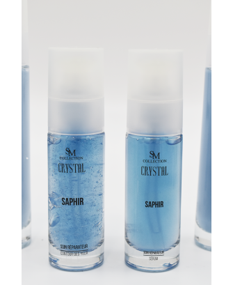 Crème pour le contour des yeux à la poudre de saphir 30ml 100% naturelle