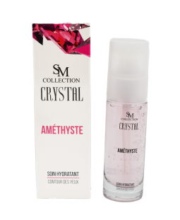 Crème pour le contour des yeux à la poudre d'améthyste 30ml 100% naturelle
