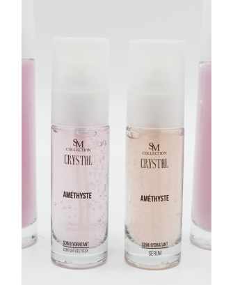 Crème pour le contour des yeux à la poudre d'améthyste 30ml 100% naturelle