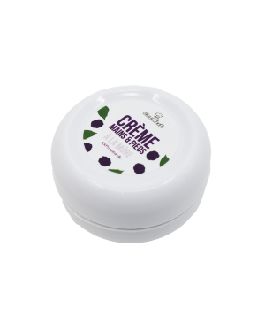 Crème mains et pieds à la mûre - 50 ml 100% naturelle - Format voyage