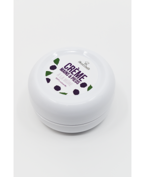 Crème mains et pieds à la mûre - 50 ml 100% naturelle - Format voyage