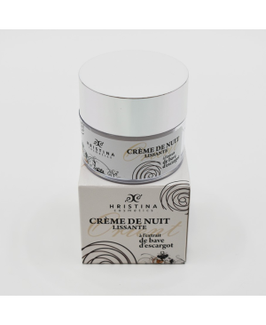 Crème de nuit hydratante à base de bave d'escargot 50ml 100% naturelle