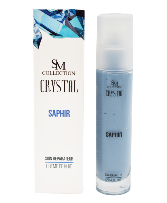 Crème de nuit à la poudre de saphir 50ml 100% naturelle