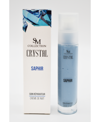 Crème de nuit à la poudre de saphir 50ml 100% naturelle