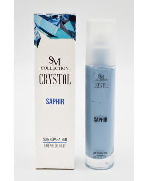 Crème de nuit à la poudre de saphir 50ml 100% naturelle