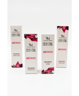 Crème de nuit à la poudre d'améthyste 50ml 100% naturelle