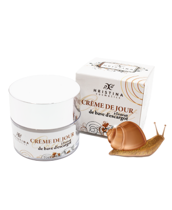 Crème de jour hydratante à base de bave d'escargot 50ml 100% naturelle