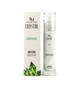 Crème de jour anti-âge à l'émeraude 50ml 100% naturelle